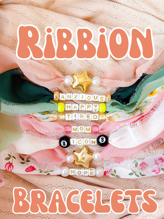 Custom ribbion bracelet